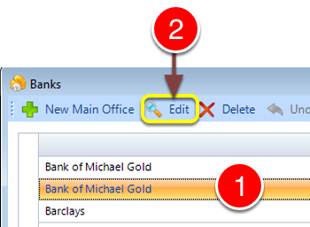 Select the required Bank