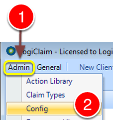 Open the Config window