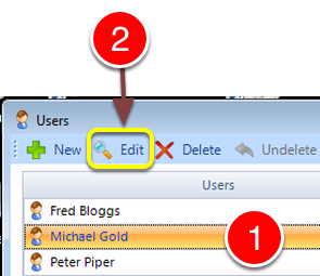 Select the User