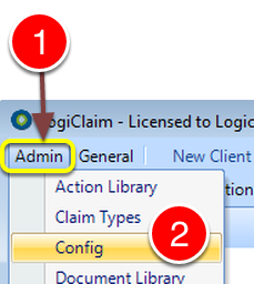 Open the Config window