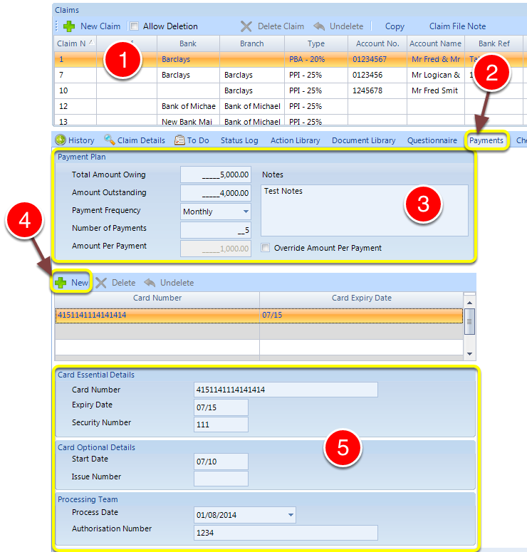 Add the Plan details