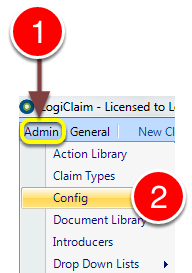 Open the Config window