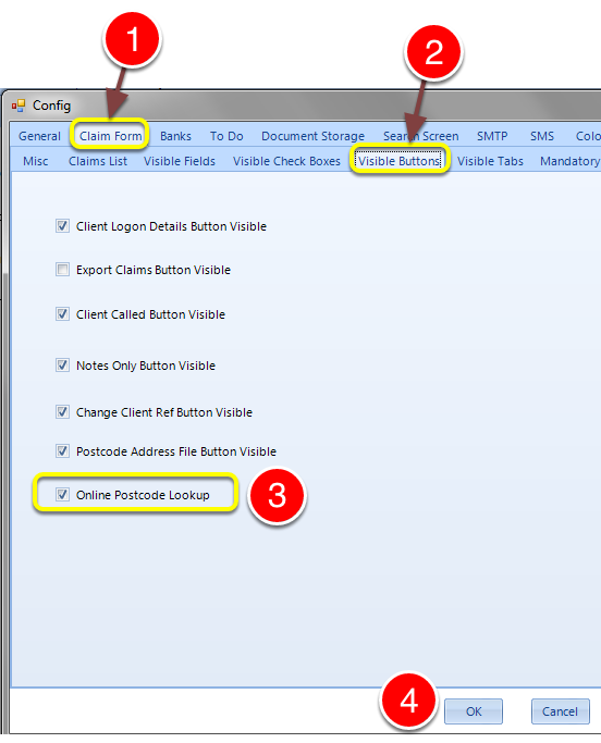 Change the Settings