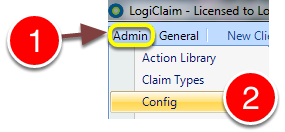 Open the Config window