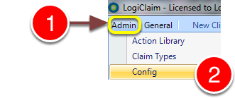 Open the Config window