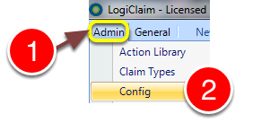 Open the Config window
