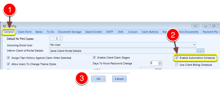 Change the setting