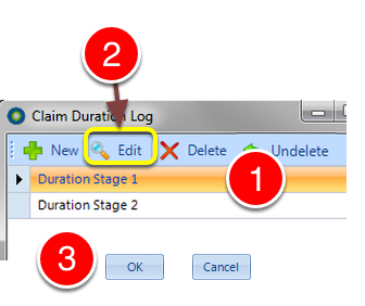 Edit a Duration Stage