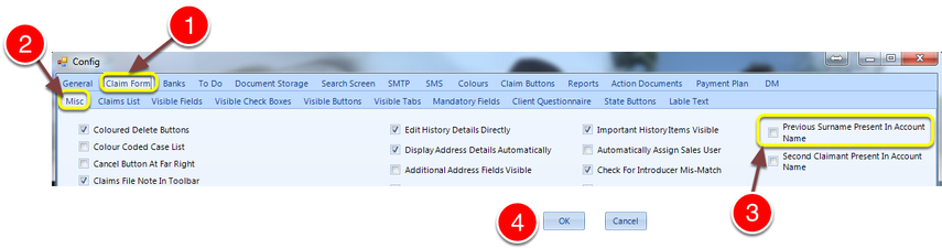Change the setting