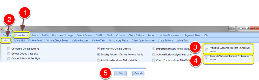 Change the settings
