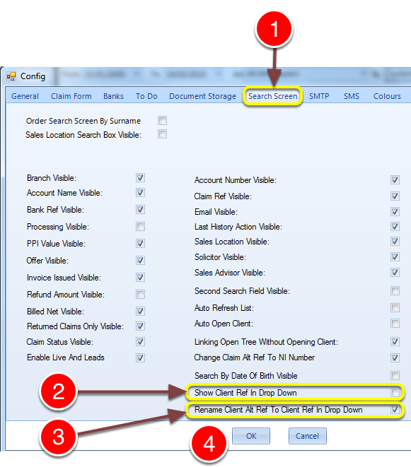 Change the setting
