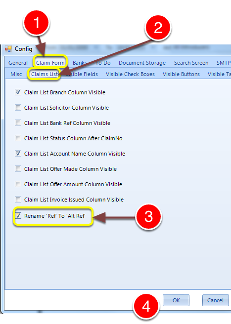 Change the setting