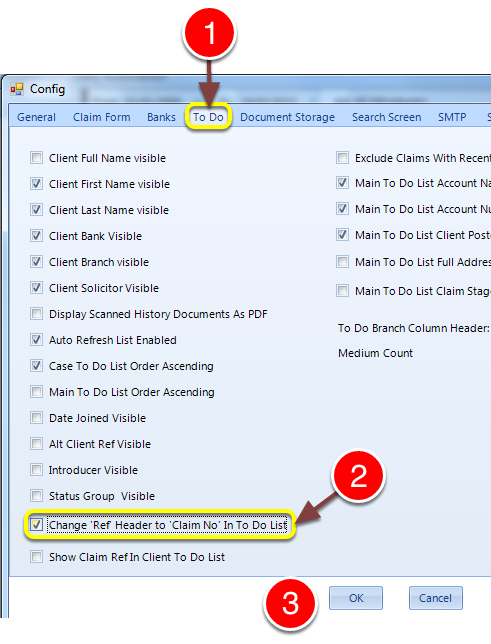 Change the setting