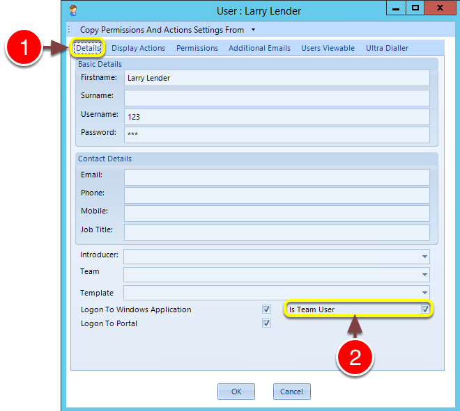Change the Setting