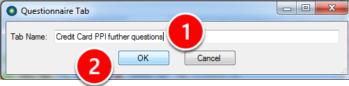 Set the Questionnaire's Name
