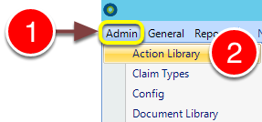 Open the Action Library