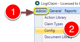 Open the Config window