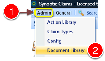 Open the Document Library
