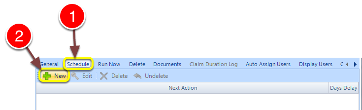 Schedule further Actions