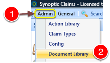 Open the Document Library
