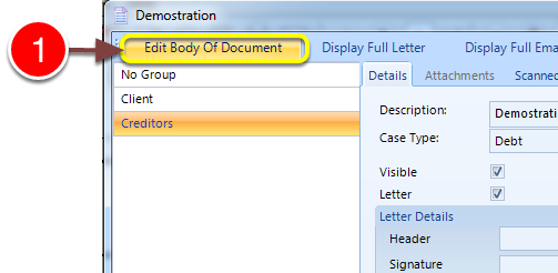 Type the Document