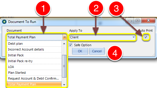 Choose the document, which claim to apply it to and under what circumstances