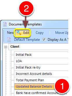 Open the required Document