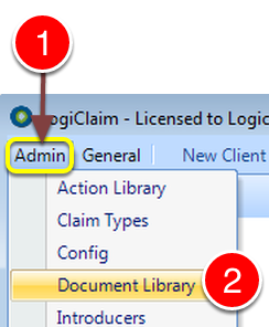 Open the Document Library