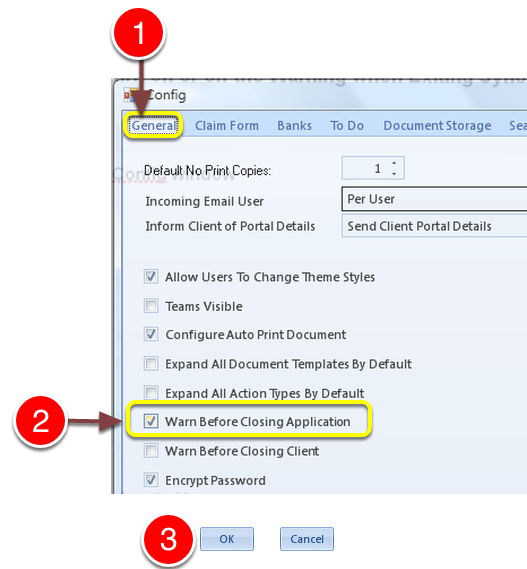 Change the setting