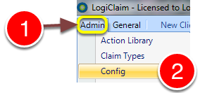 Open the Config window