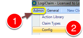 Open the Config window