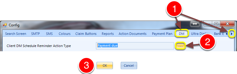 Select the Action