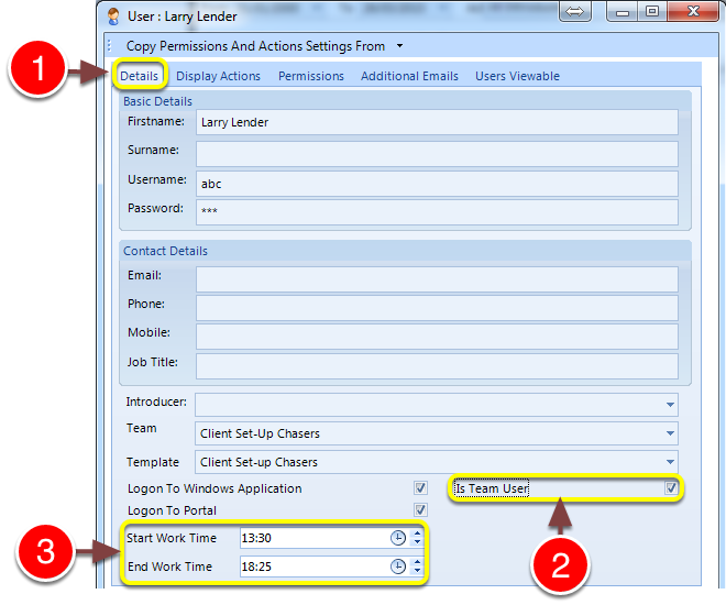 Change the Setting