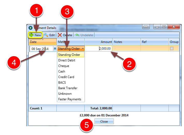 Add payments