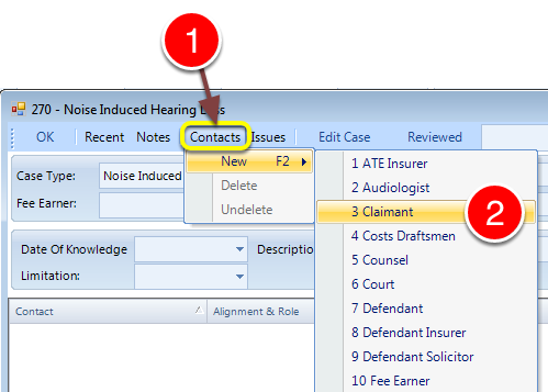 Add a claimant