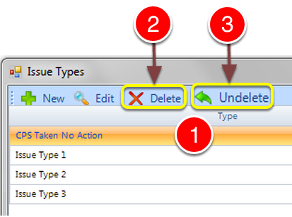 Delete an Issue Type
