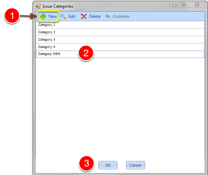 Add a New Issue Category