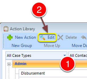 Edit the Admin Group