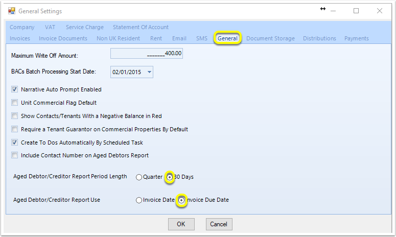 General Settings