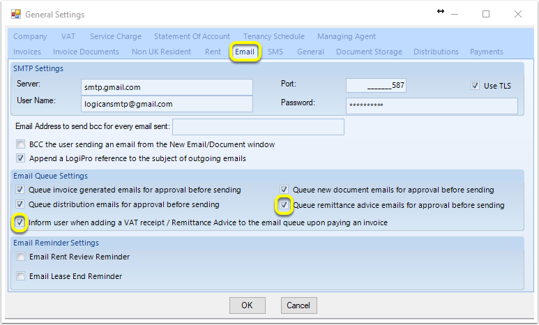 General Settings