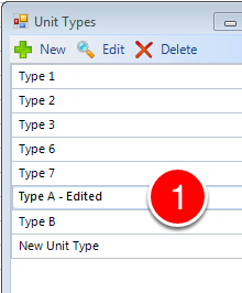 Edit a Unit Type