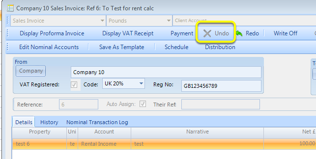 When Denied, the Undo will be deactivated.