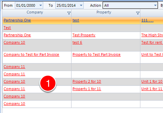 Selecting 1 item of Data