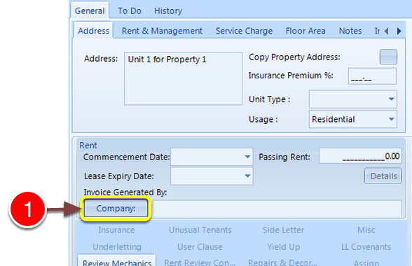Select the Invoice Generated by company