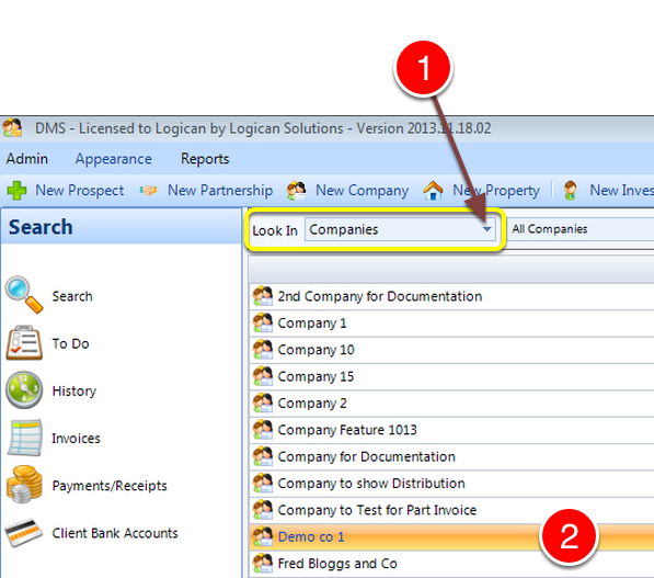 Open the Invoice Generated by Company