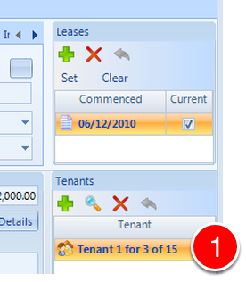 Select the tenant