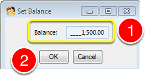 Update the Balance