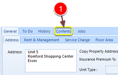 Open the Contents window