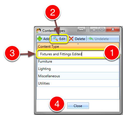Edit an Item