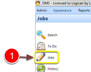 Open the Jobs window